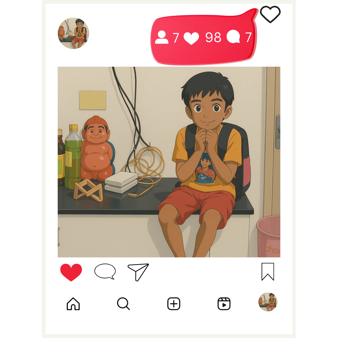 Magnet Photo Souple - Instagram style