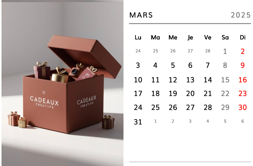 Magnet-Calendrier Photo