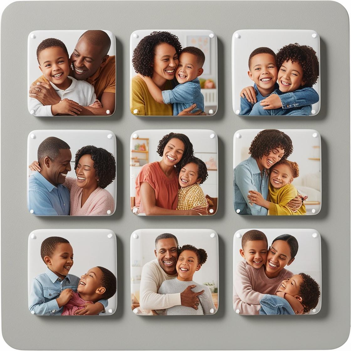des magnet photo pour réfrigérateur