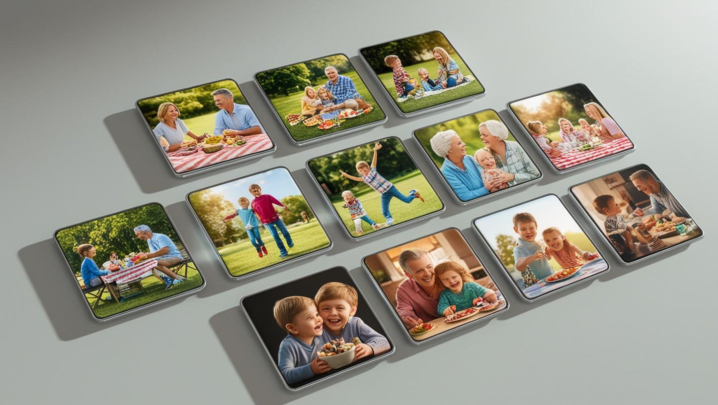 des magnet photos pour réfrigérateur